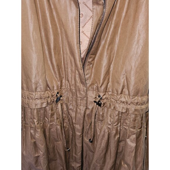 Creenstone Long Tan Raincoat Women’s Size 44 (US 14-16) – Like New - Picture 5 of 5